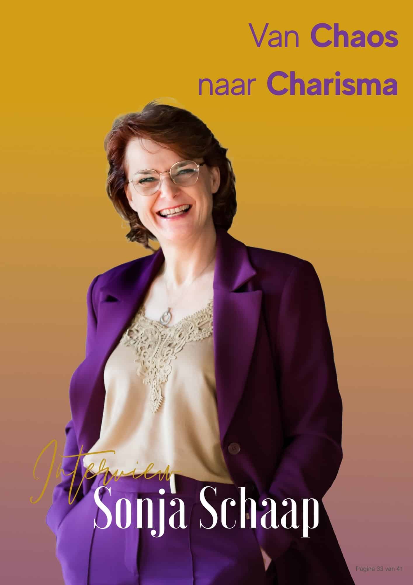 Artikel Sonja Schaap in magazine BWNL