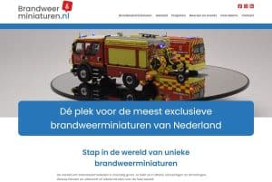Brandweerminiaturen | spiegelbeeld | nieuw